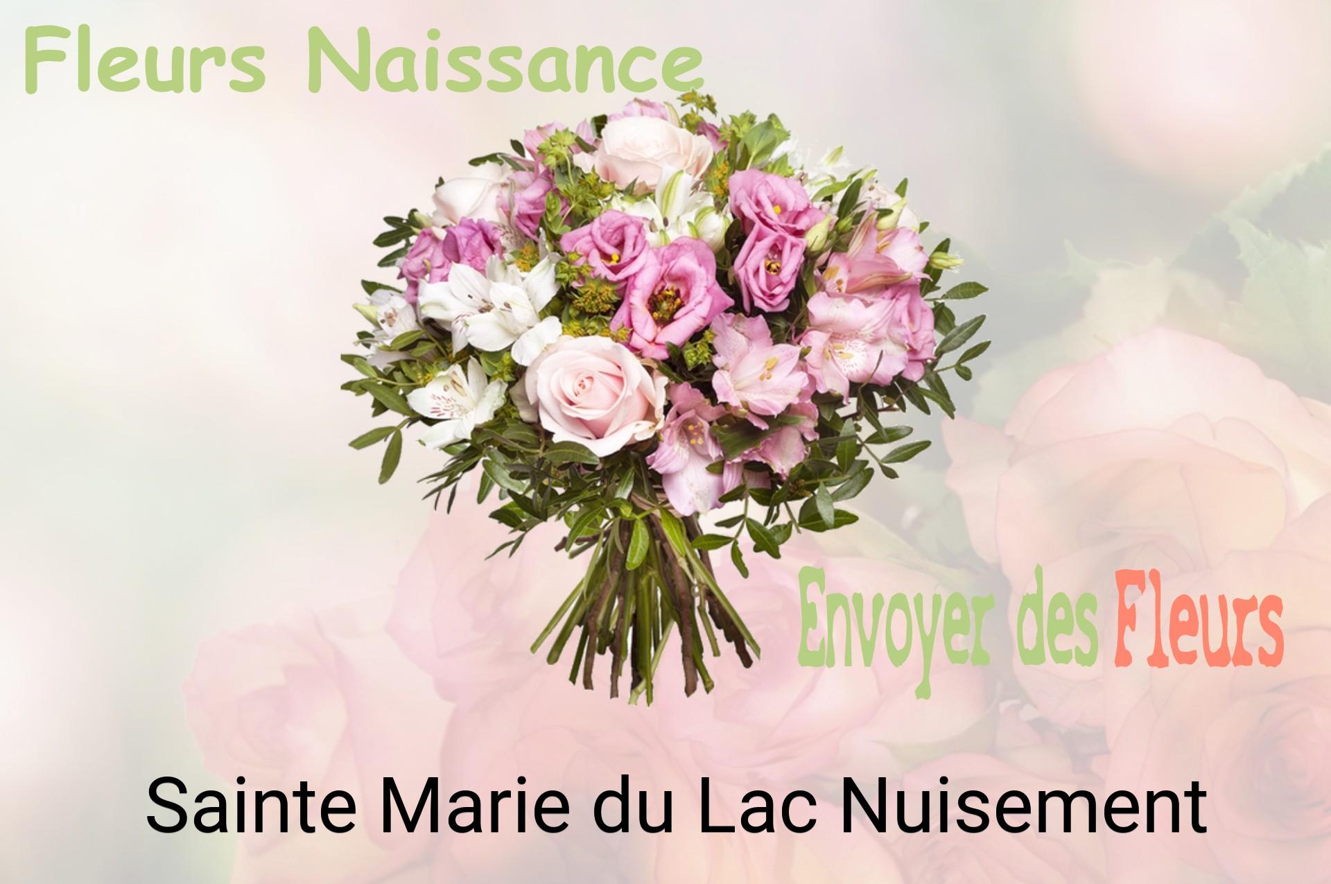 Bouquet de fleurs de naissance livré à Sainte-Marie-du-Lac-Nuisement